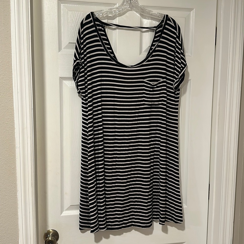 American eagle striped flowy dress
